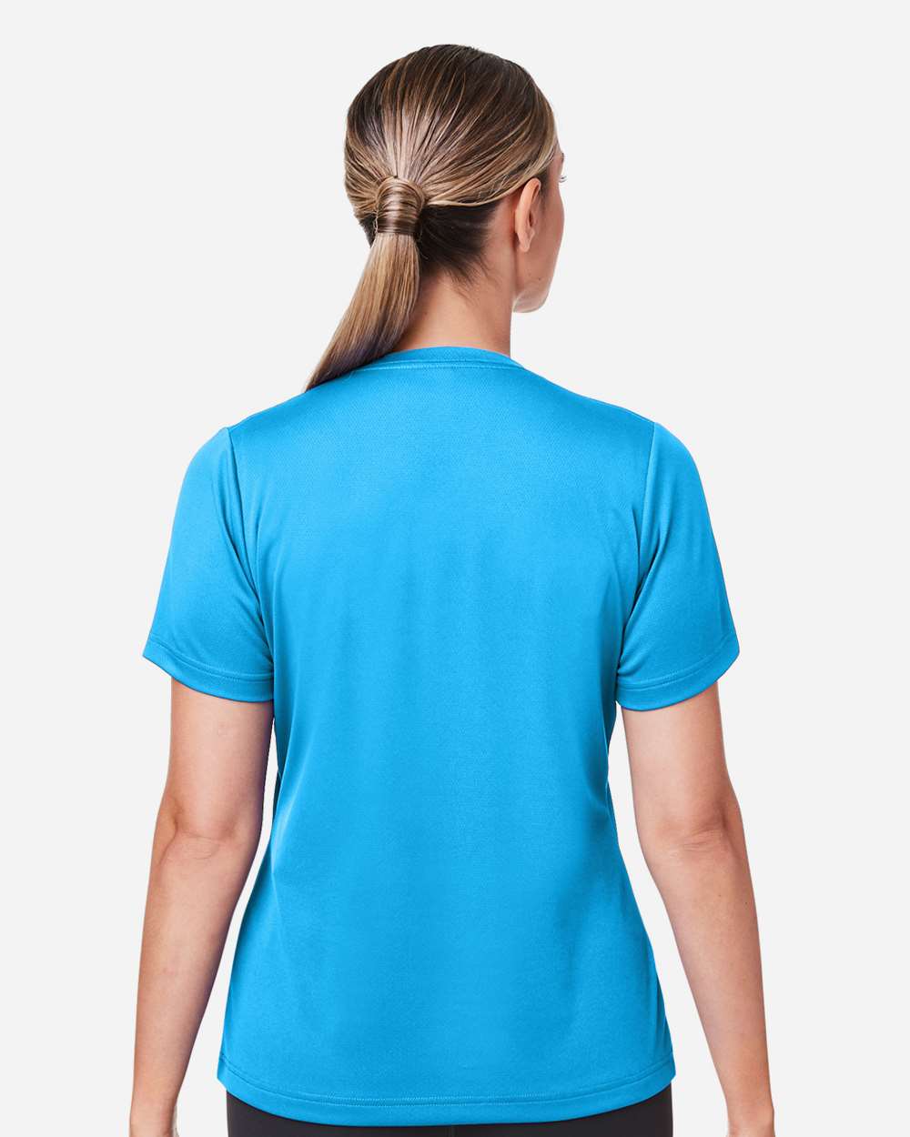 Women's Zone Performance Mesh T-Shirt - OnModelBack - B687D9062 - Electric Blue