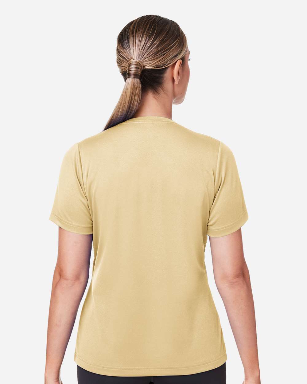 Women's Zone Performance Mesh T-Shirt - OnModelBack - B687D9152 - Sport Vegas Gold