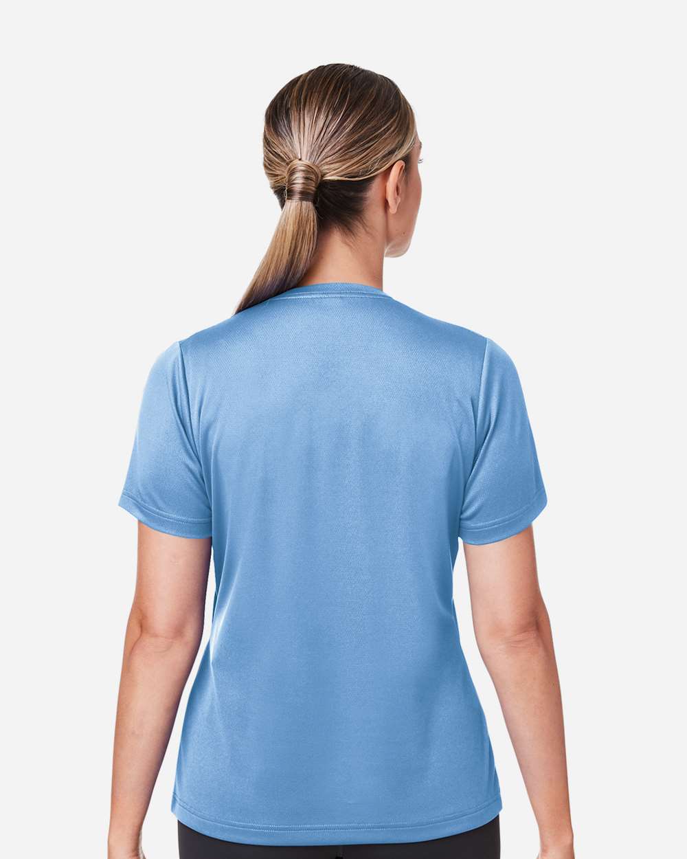Women's Zone Performance Mesh T-Shirt - OnModelBack - B687D9252 - Sport Light Blue