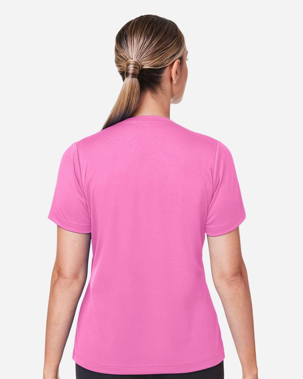 Women's Zone Performance Mesh T-Shirt - OnModelBack - B687D9312 - Sport Charity Pink