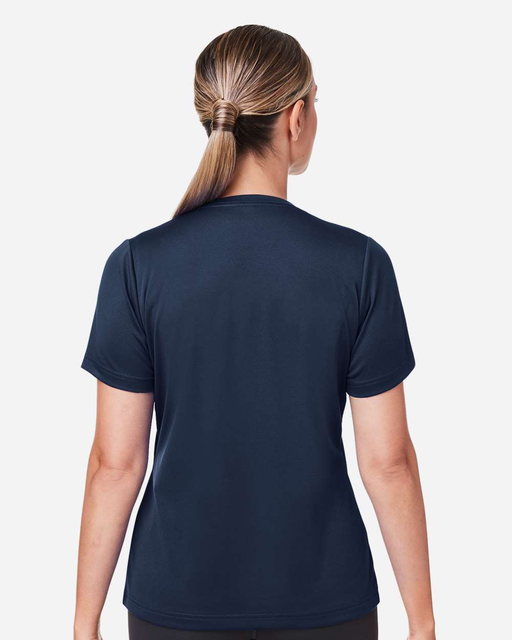 Women's Zone Performance Mesh T-Shirt - OnModelBack - B687D9652 - Sport Dark Navy