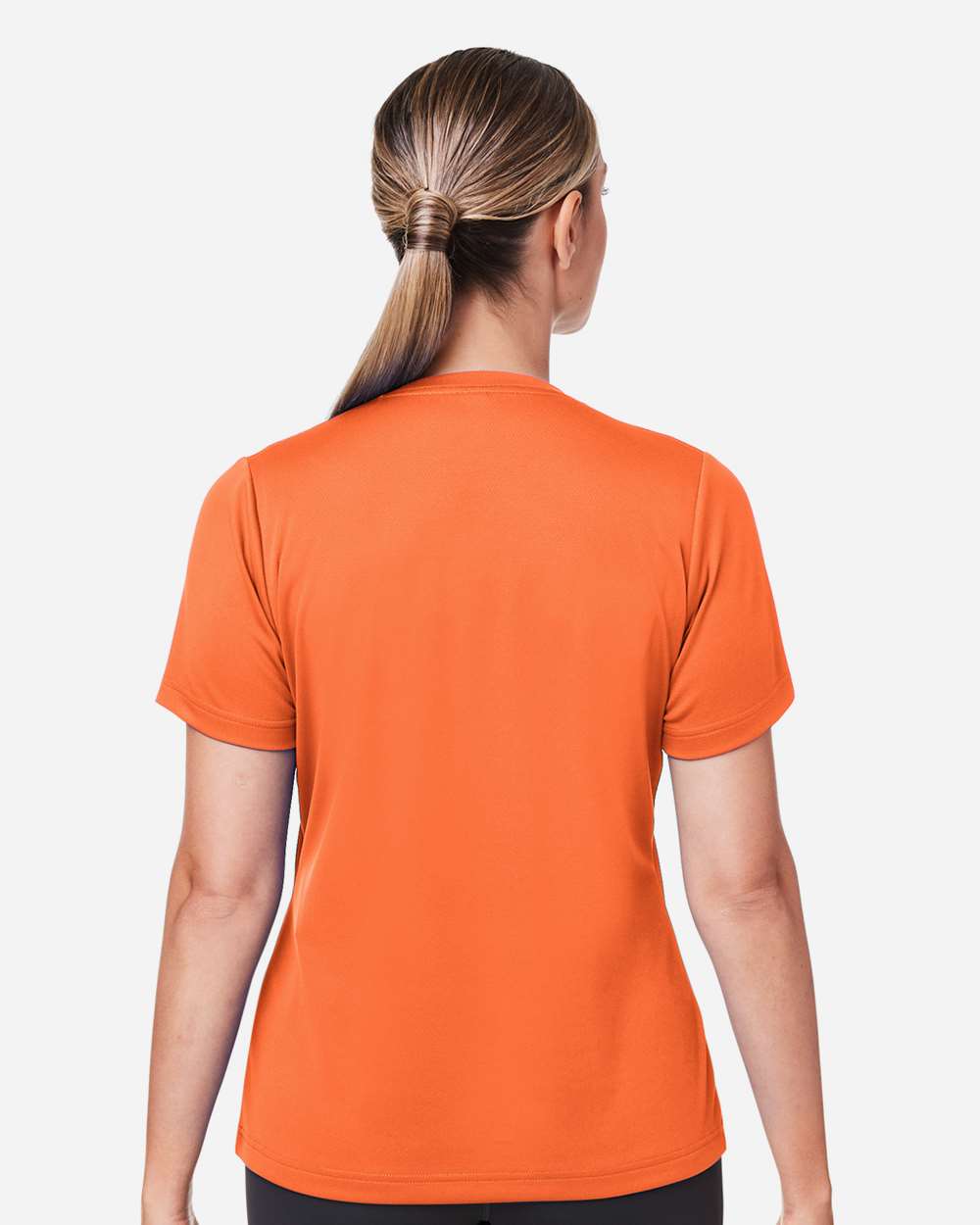 Women's Zone Performance Mesh T-Shirt - OnModelBack - B687D9662 - Sport Orange