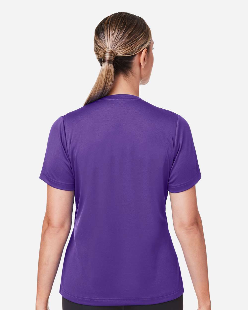 Women's Zone Performance Mesh T-Shirt - OnModelBack - B687D9672 - Sport Purple