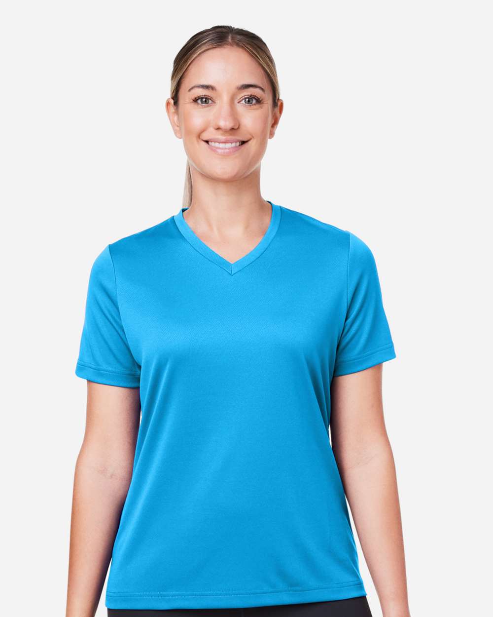Women's Zone Performance Mesh T-Shirt - OnModelFront - B687D9062 - Electric Blue