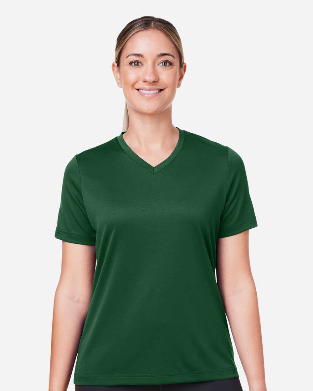 Women's Zone Performance Mesh T-Shirt - OnModelFront - B687D9192 - Sport Dark Green