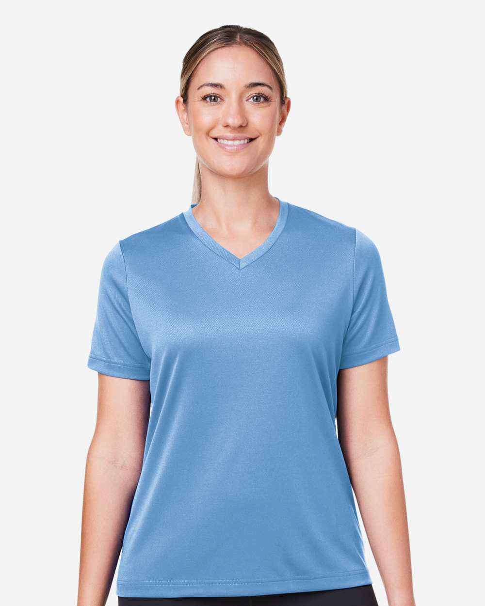 Women's Zone Performance Mesh T-Shirt - OnModelFront - B687D9252 - Sport Light Blue