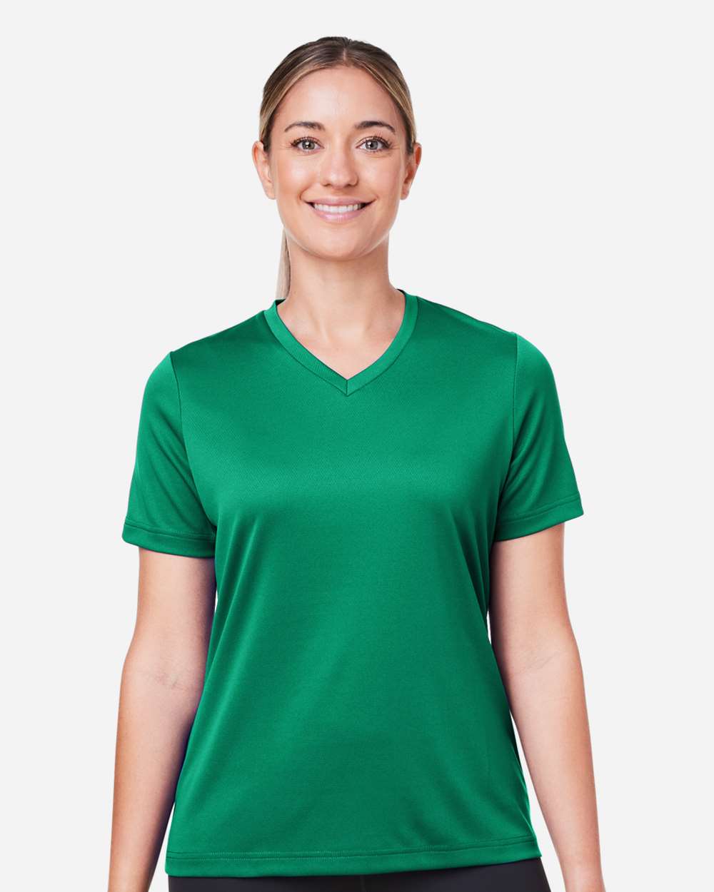 Women's Zone Performance Mesh T-Shirt - OnModelFront - B687D9602 - Sport Kelly
