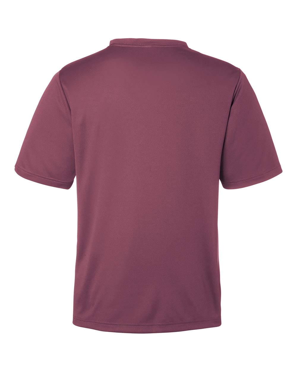 Men's Zone Performance Mesh T-Shirt - Back - B686D9532 - Sport Dark Maroon