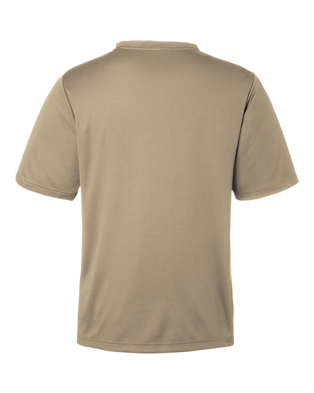 Men's Zone Performance Mesh T-Shirt - Back - B686D9552 - Coyote Brown