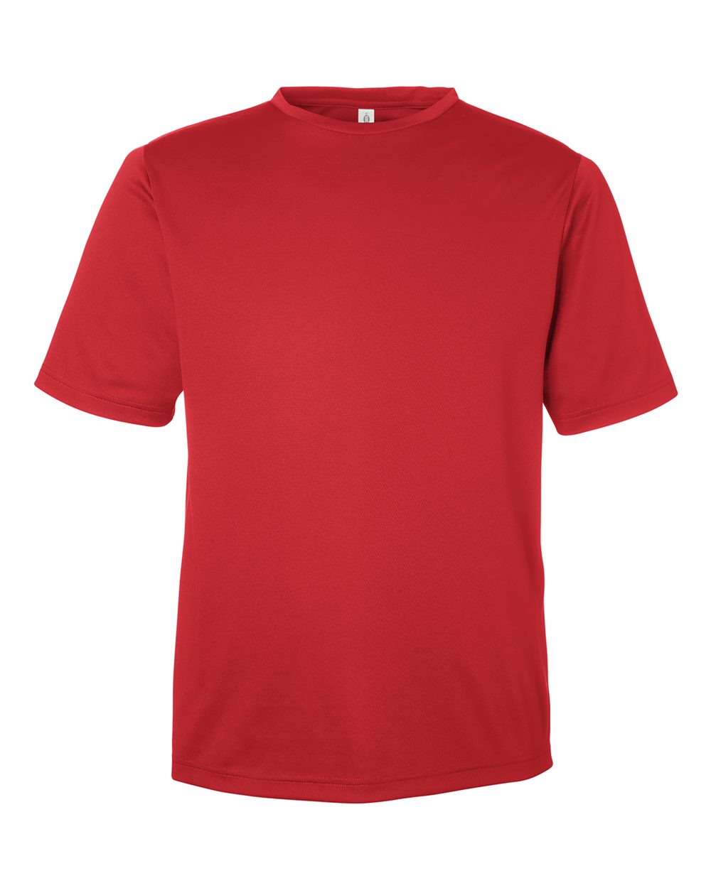 Men's Zone Performance Mesh T-Shirt - Front - B686D9142 - Sport Scarlet Red