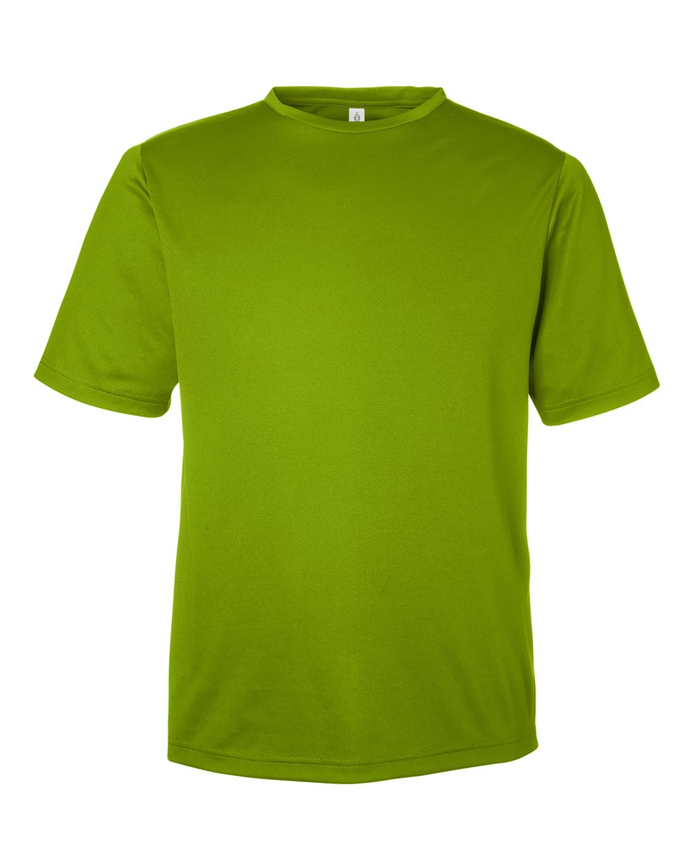 Men's Zone Performance Mesh T-Shirt - Front - B686D9162 - Acid Green