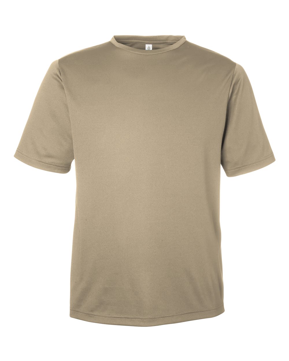 Men's Zone Performance Mesh T-Shirt - Front - B686D9552 - Coyote Brown