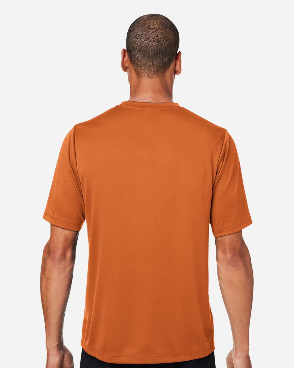 Men's Zone Performance Mesh T-Shirt - OnModelBack - B686D9322 - Sport Burnt Orange
