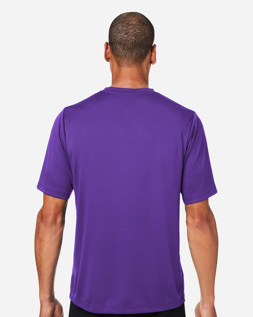 Men's Zone Performance Mesh T-Shirt - OnModelBack - B686D9672 - Sport Purple