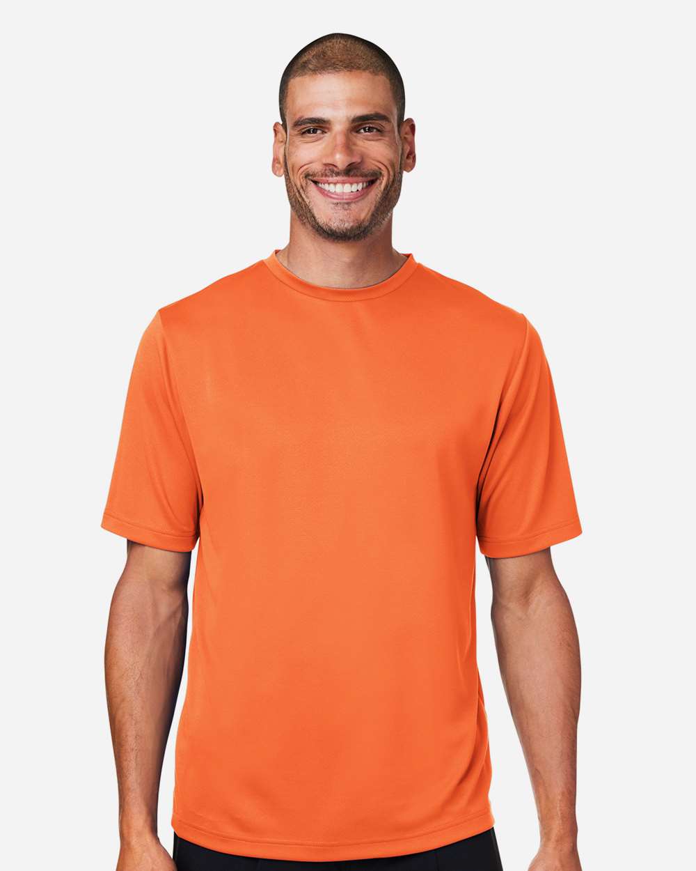 Men's Zone Performance Mesh T-Shirt - OnModelFront - B686D9662 - Sport Orange