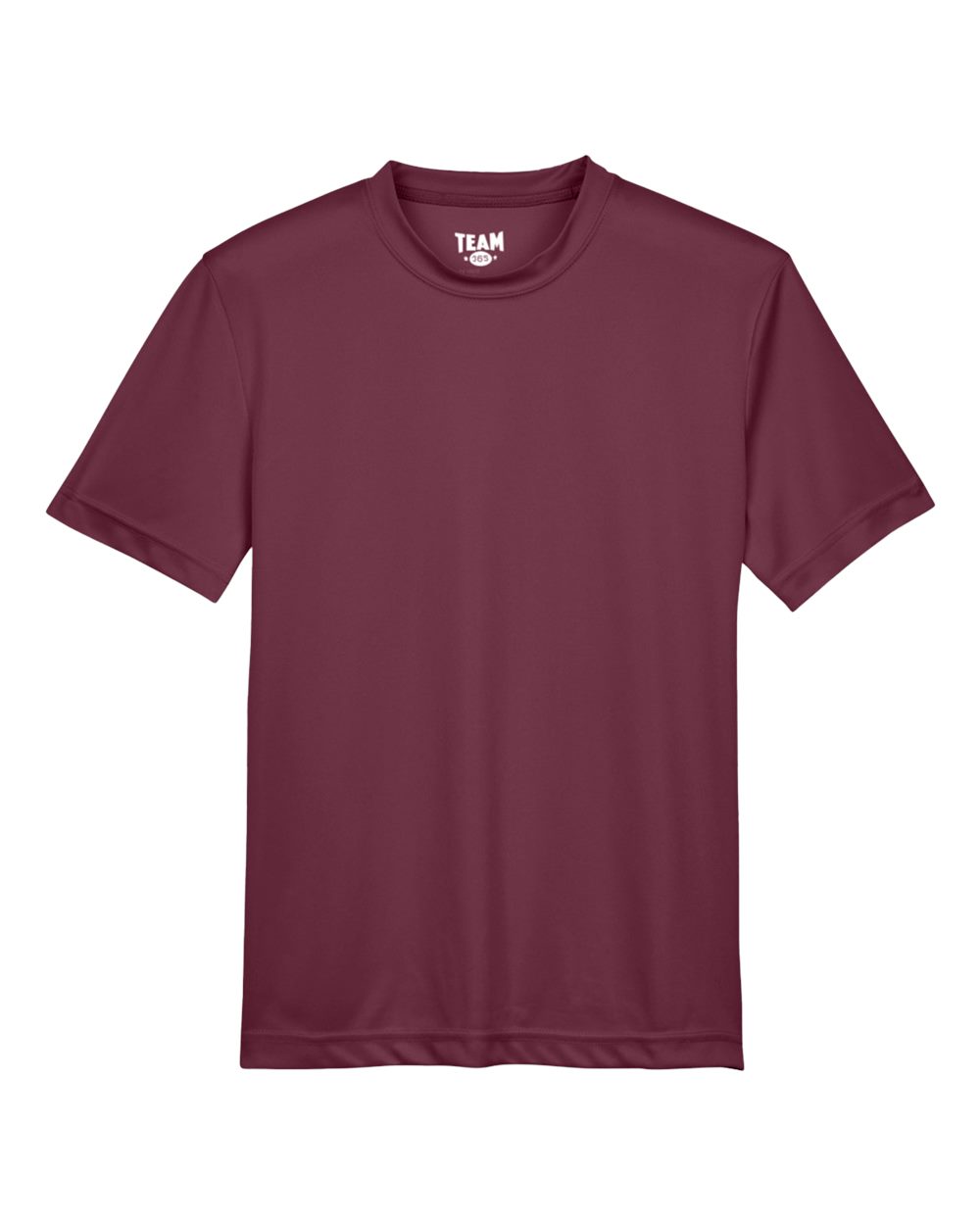 Youth Zone Performance T-Shirt - Front - B683D9532 - Sport Dark Maroon