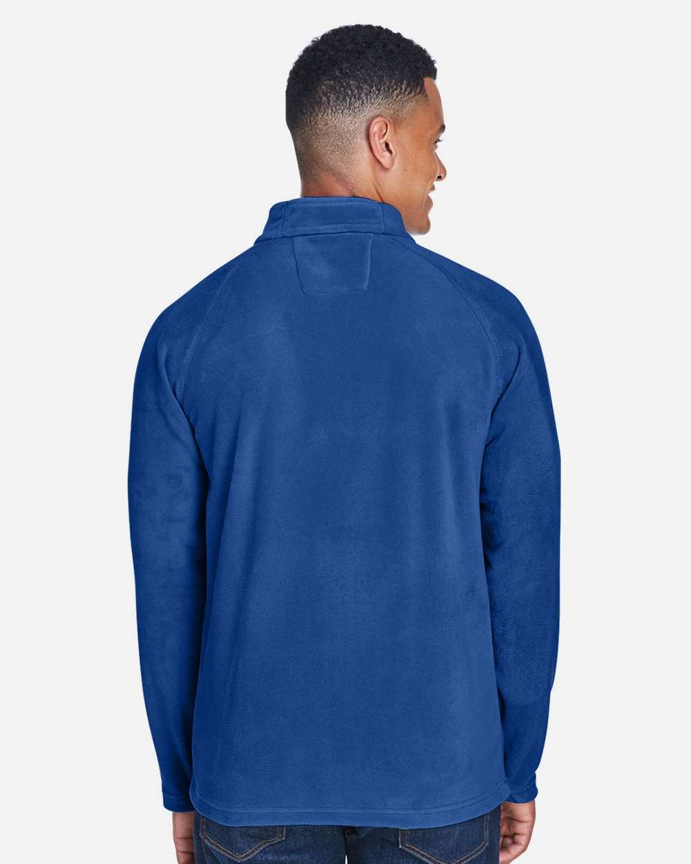 Men's Campus Microfleece Jacket - OnModelBack - B751D9752 - Sport Royal