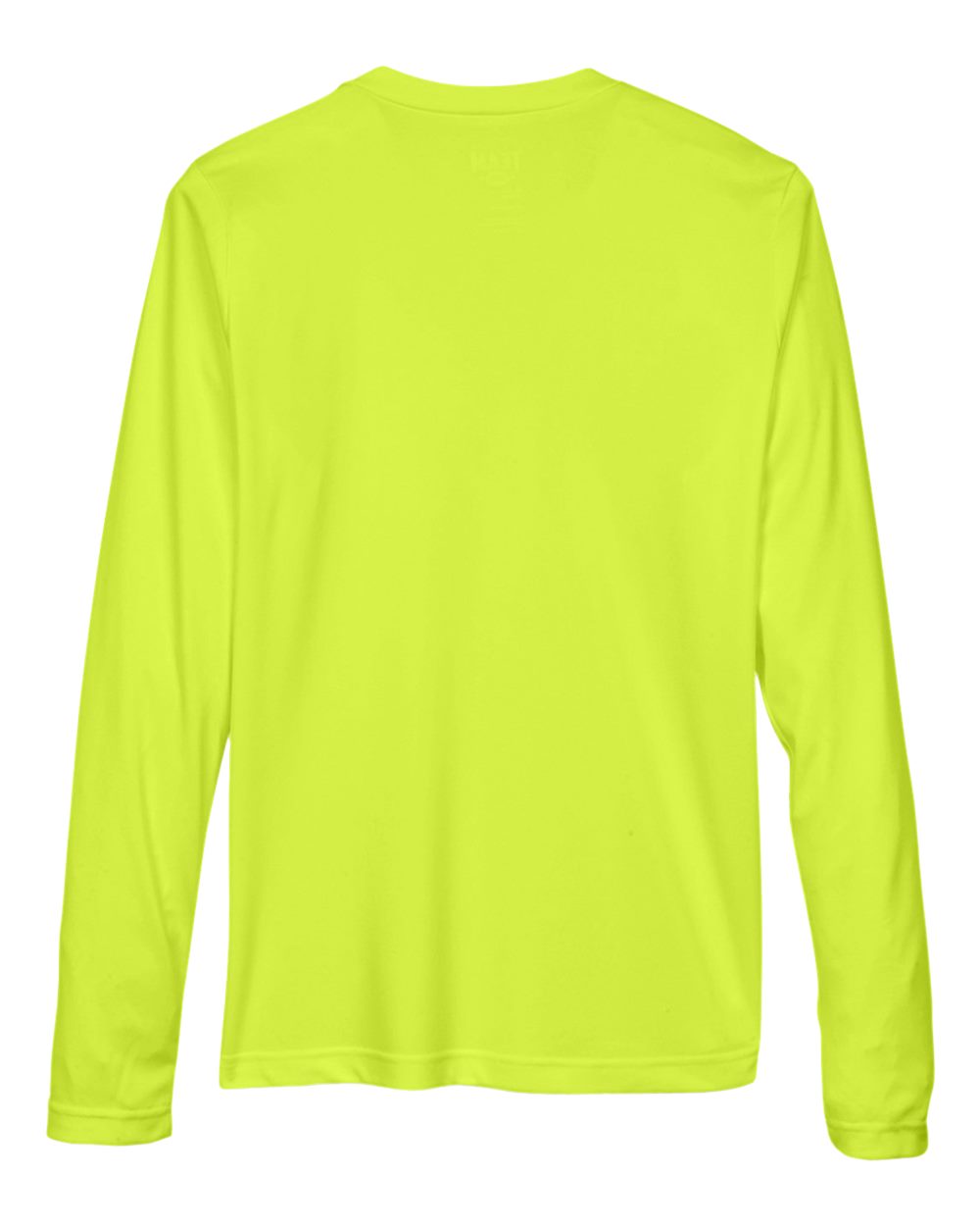 Women's Zone Performance Long Sleeve T-Shirt - Back - B681D9172 - Safety Yellow