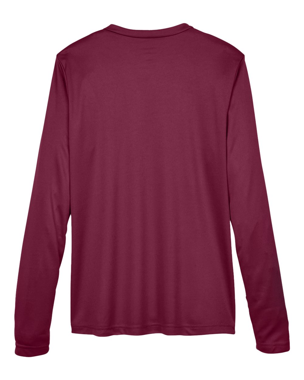Women's Zone Performance Long Sleeve T-Shirt - Back - B681D9532 - Sport Maroon
