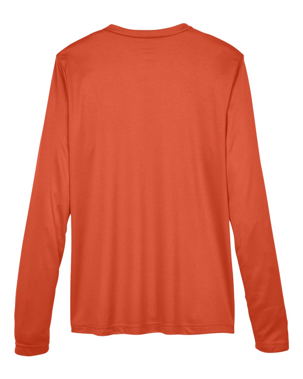 Women's Zone Performance Long Sleeve T-Shirt - Back - B681D9662 - Sport Orange