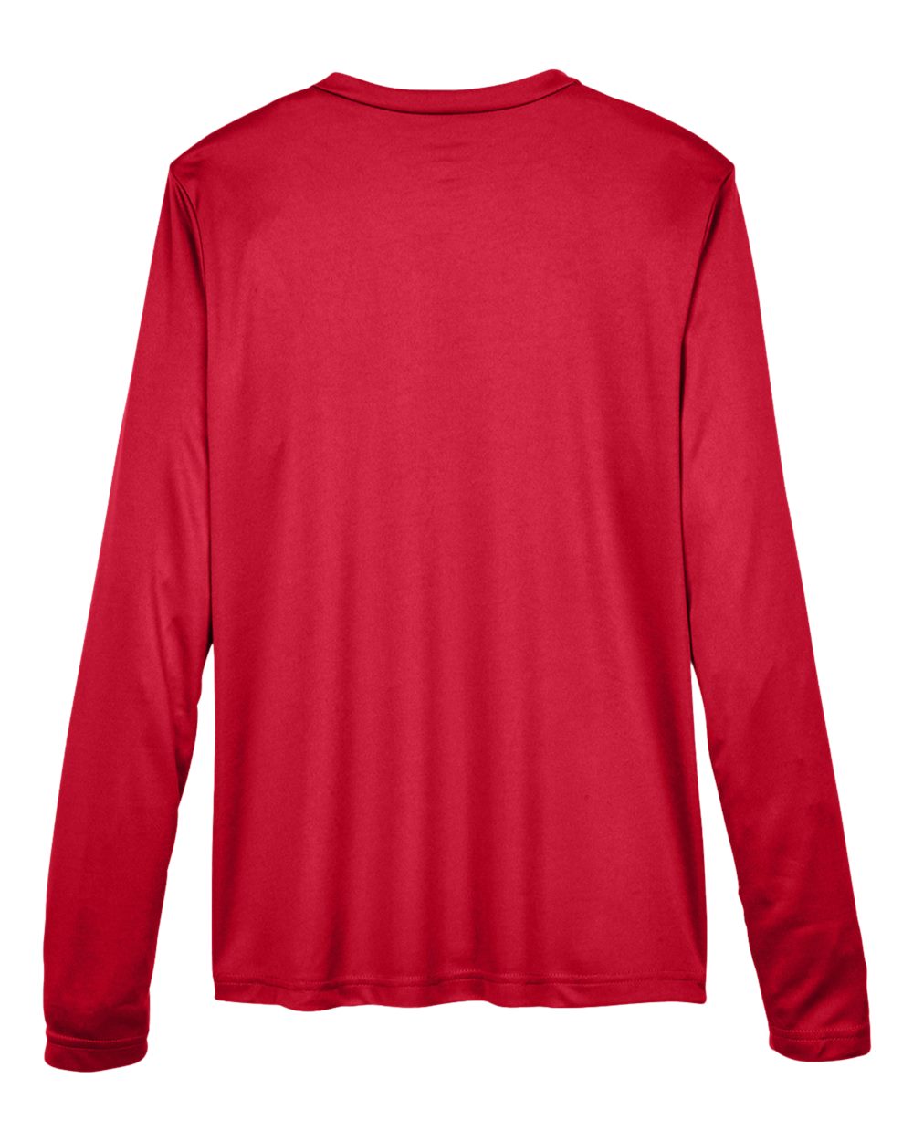 Women's Zone Performance Long Sleeve T-Shirt - Back - B681D9702 - Sport Red
