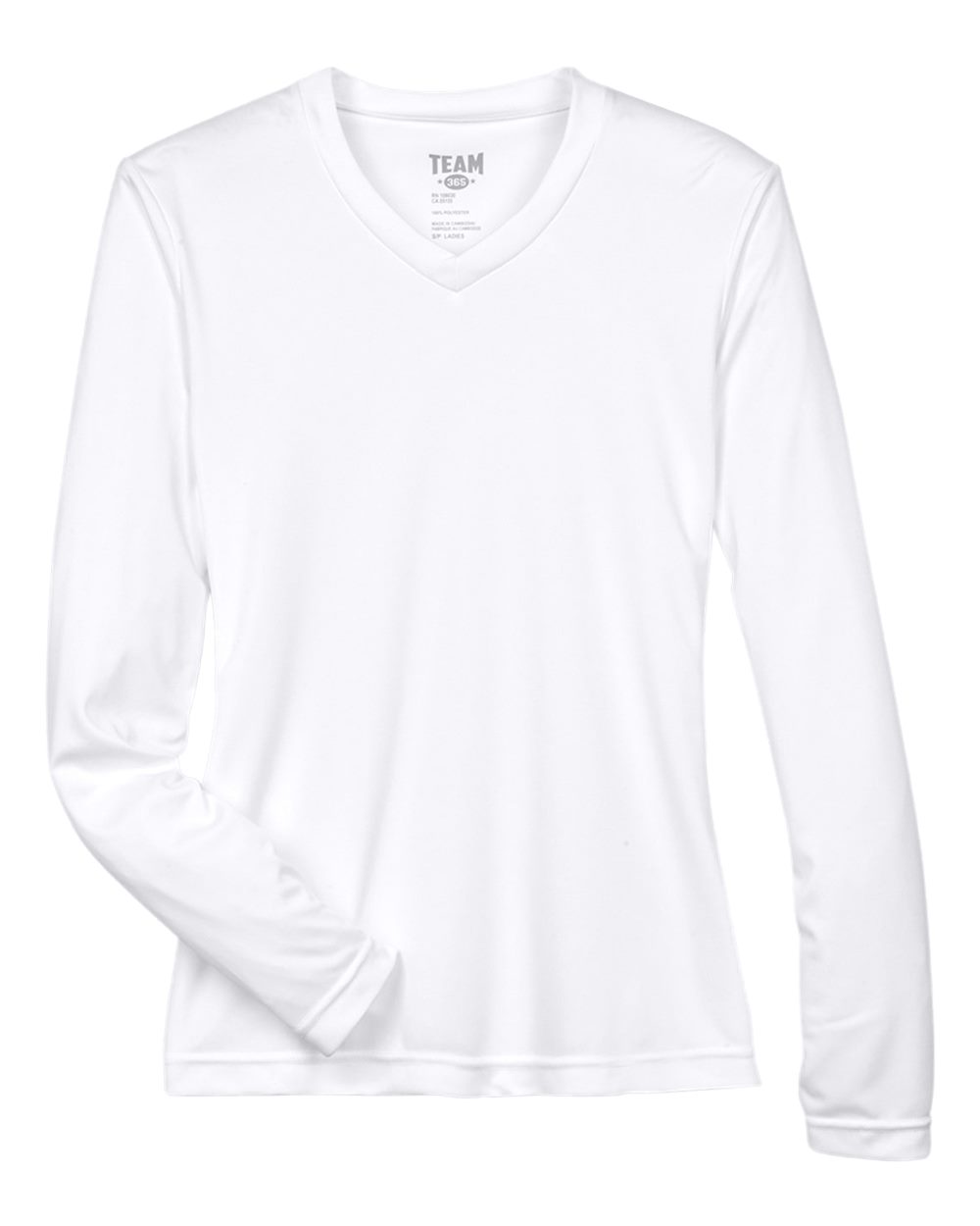 Women's Zone Performance Long Sleeve T-Shirt - Front - B681D9002 - White