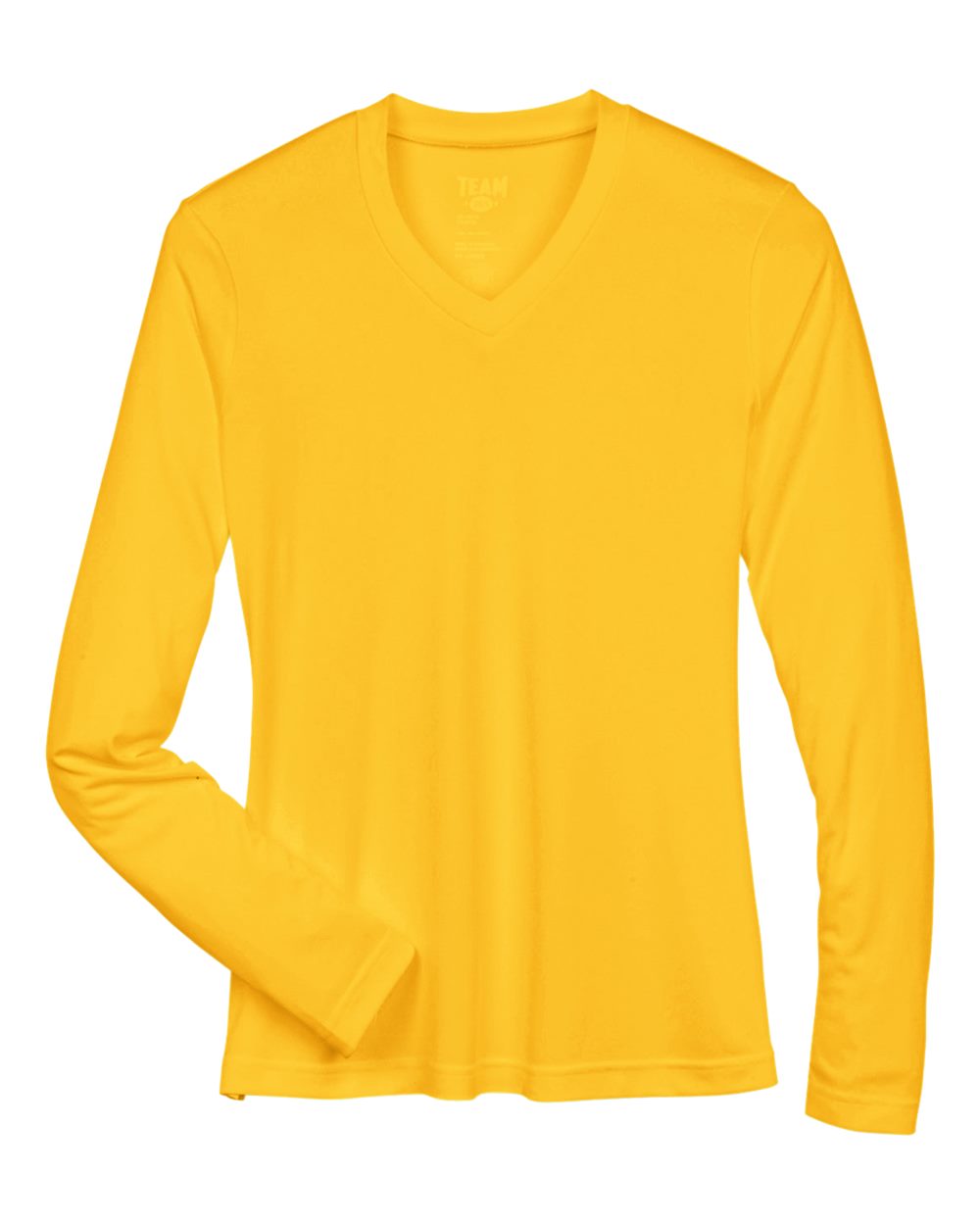 Women's Zone Performance Long Sleeve T-Shirt - Front - B681D9122 - Sport Athletic Gold