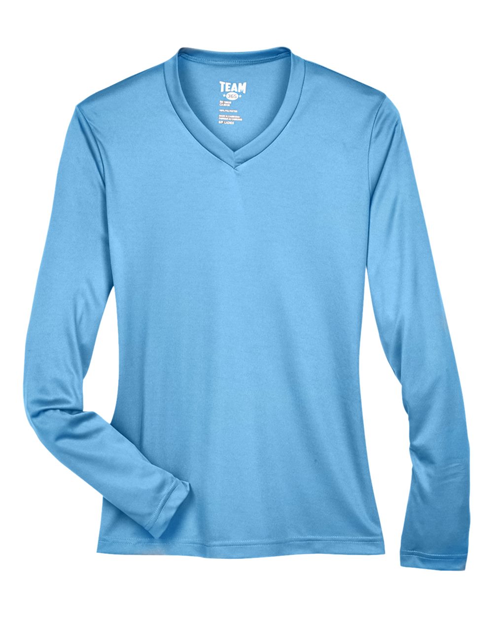 Women's Zone Performance Long Sleeve T-Shirt - Front - B681D9252 - Sport Light Blue