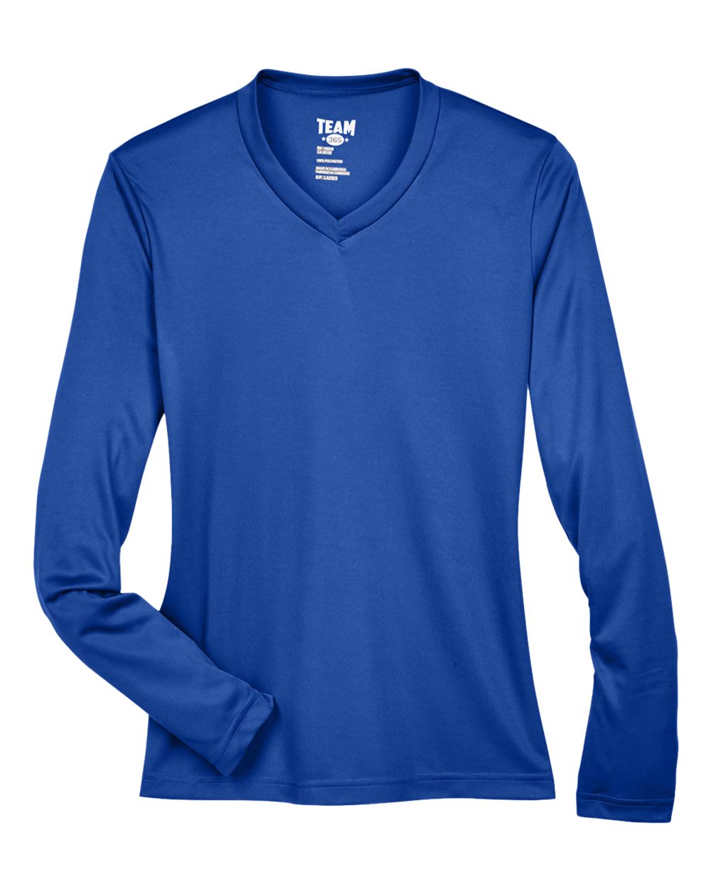 Women's Zone Performance Long Sleeve T-Shirt - Front - B681D9752 - Sport Royal