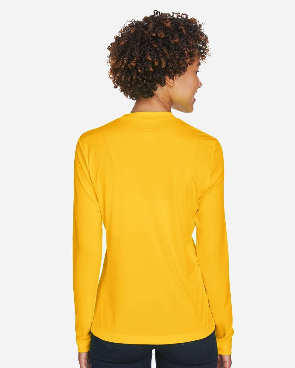 Women's Zone Performance Long Sleeve T-Shirt - OnModelBack - B681D9122 - Sport Athletic Gold