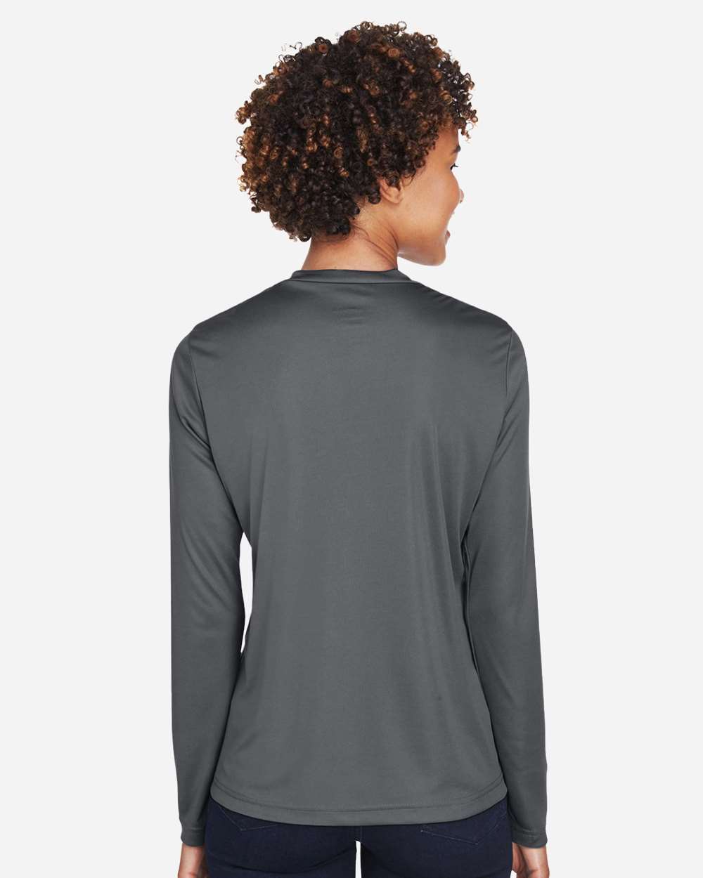 Women's Zone Performance Long Sleeve T-Shirt - OnModelBack - B681D9132 - Sport Graphite