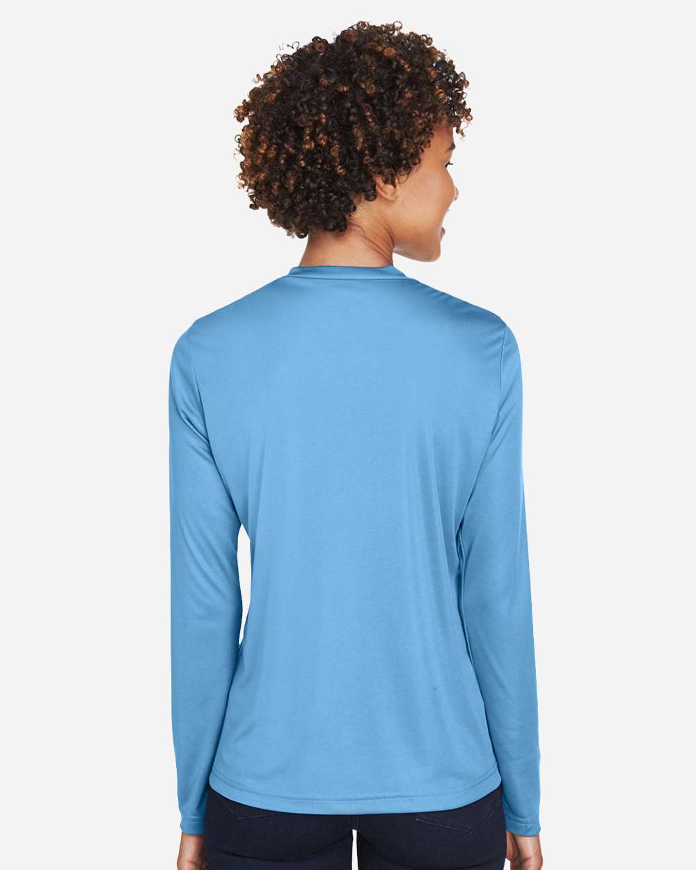 Women's Zone Performance Long Sleeve T-Shirt - OnModelBack - B681D9252 - Sport Light Blue