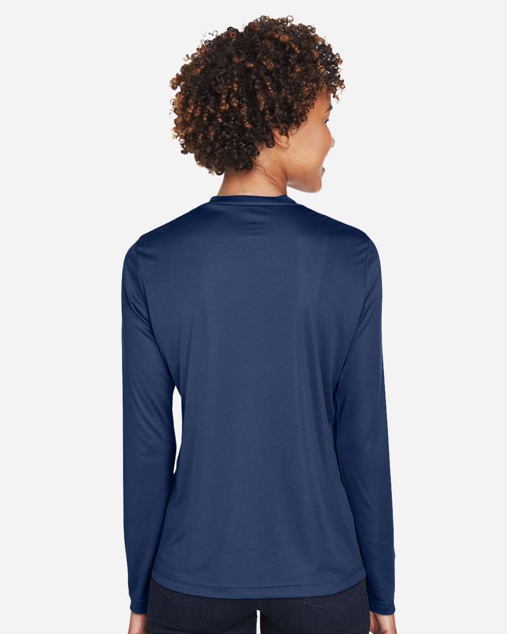 Women's Zone Performance Long Sleeve T-Shirt - OnModelBack - B681D9652 - Sport Dark Navy