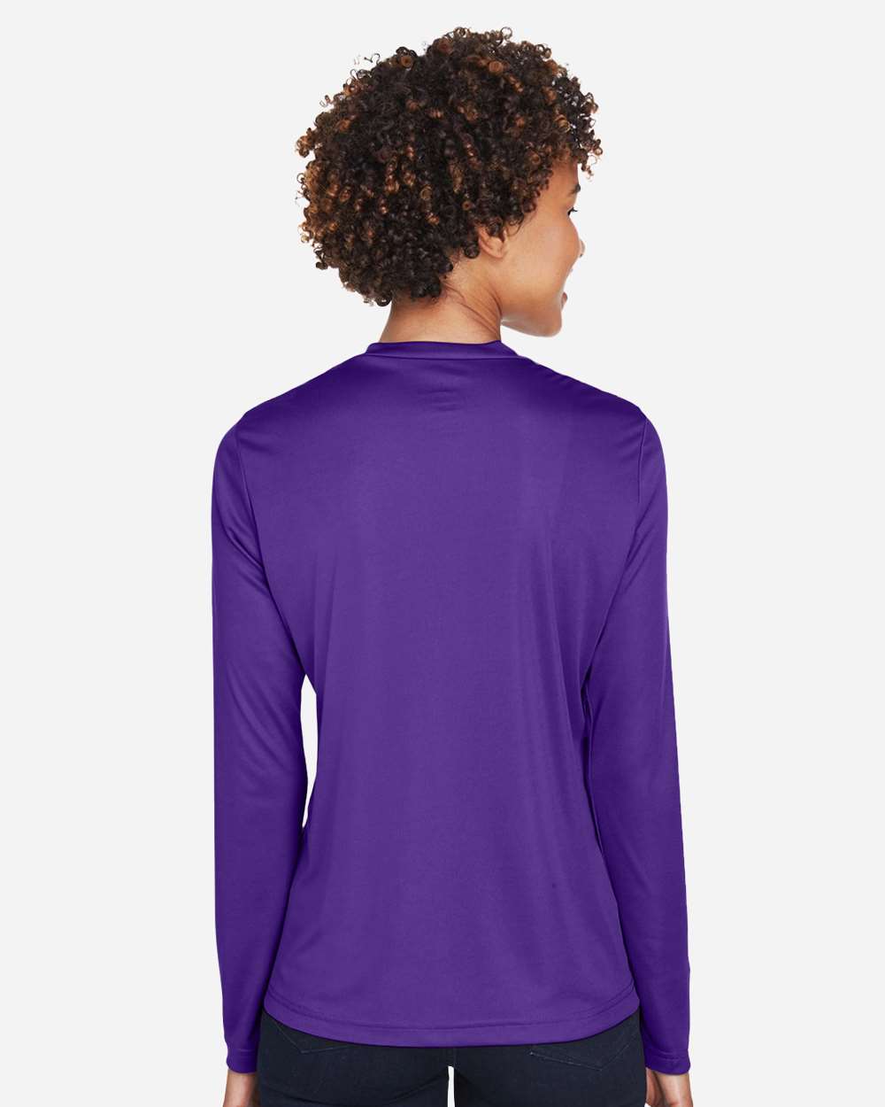 Women's Zone Performance Long Sleeve T-Shirt - OnModelBack - B681D9672 - Sport Purple