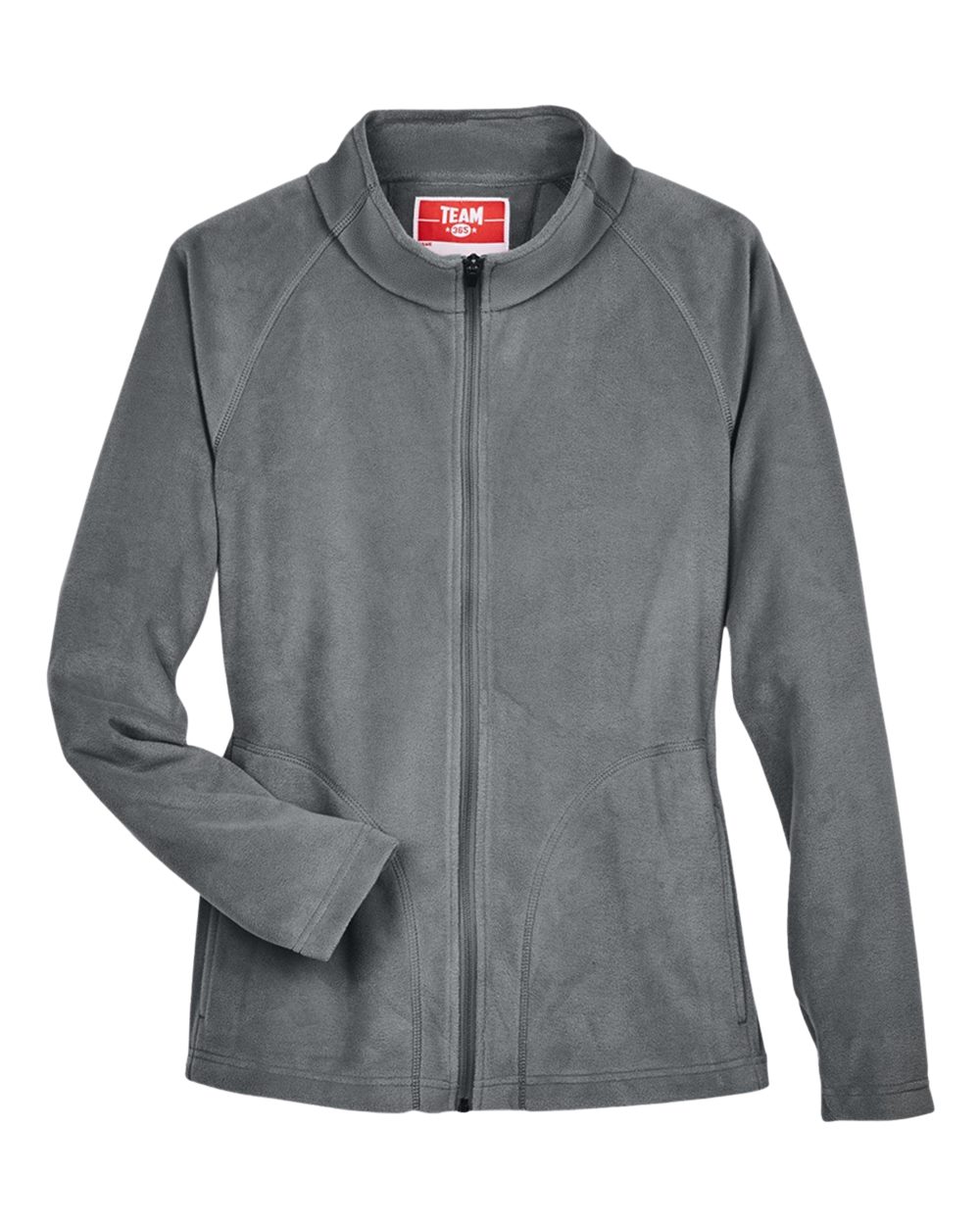 Women's Campus Microfleece Jacket - Front - B753D9132 - Sport Graphite