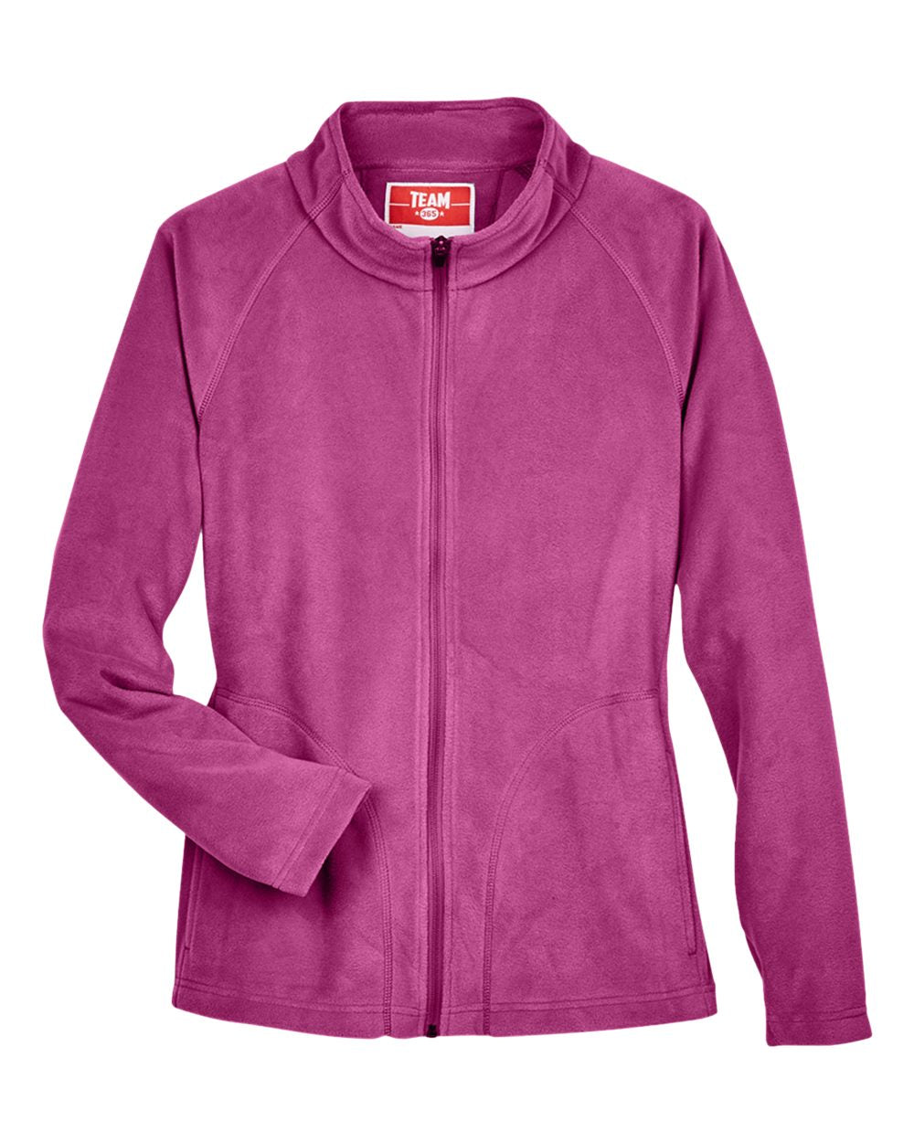 Women's Campus Microfleece Jacket - Front - B753D9312 - Sport Charity Pink