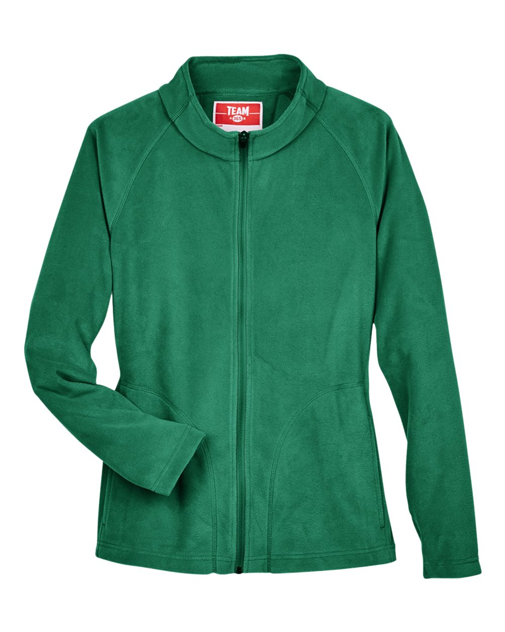 Women's Campus Microfleece Jacket - Front - B753D9602 - Sport Kelly