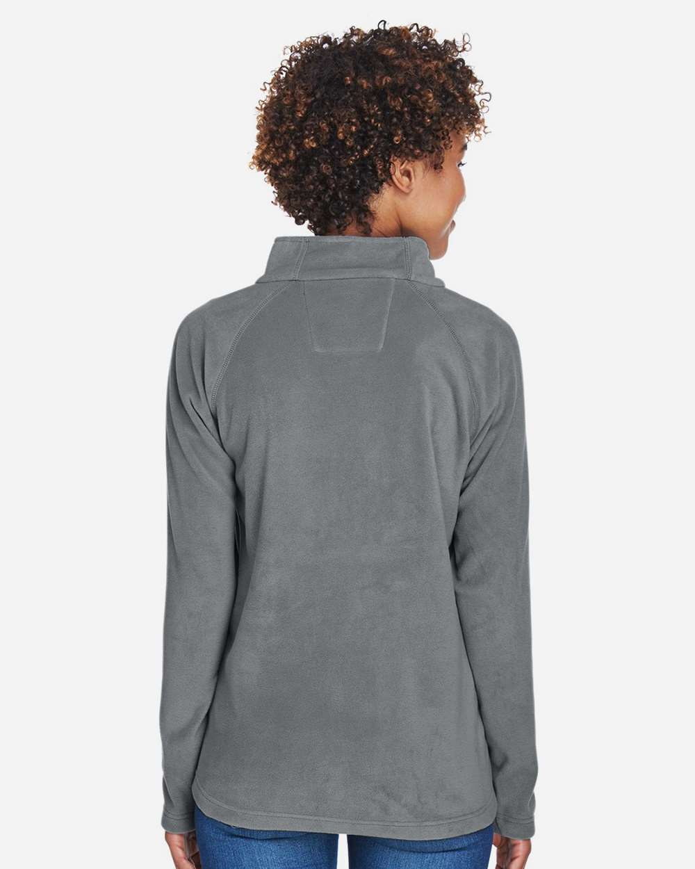 Women's Campus Microfleece Jacket - OnModelBack - B753D9132 - Sport Graphite