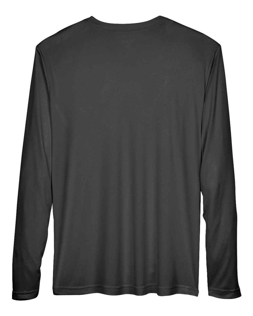 Men's Zone Performance Long Sleeve T-Shirt - Back - B675D9502 - Black