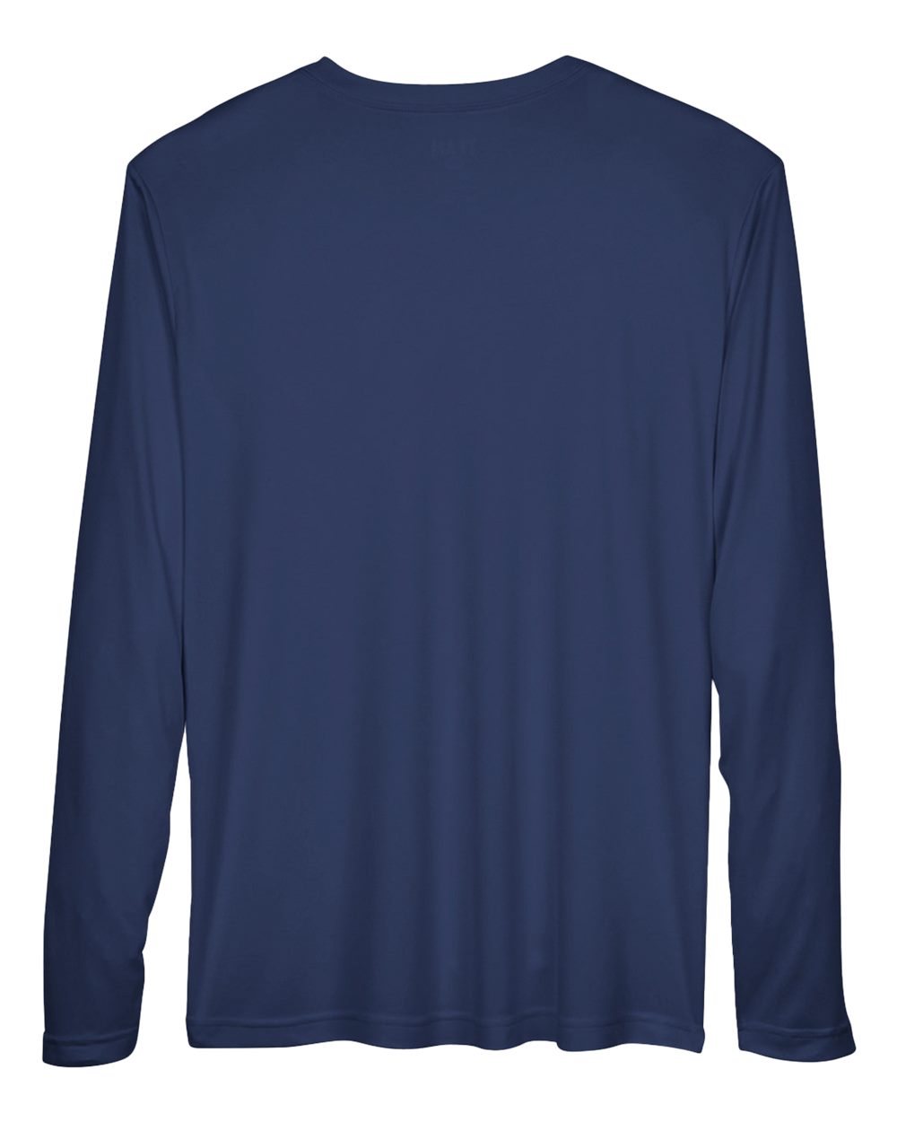 Men's Zone Performance Long Sleeve T-Shirt - Back - B675D9652 - Sport Dark Navy