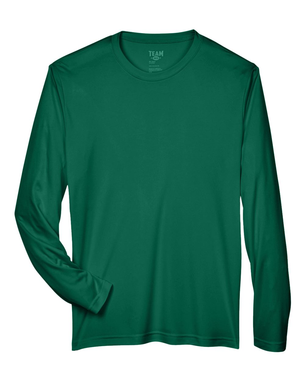 Men's Zone Performance Long Sleeve T-Shirt - Front - B675D9072 - Sport Forest