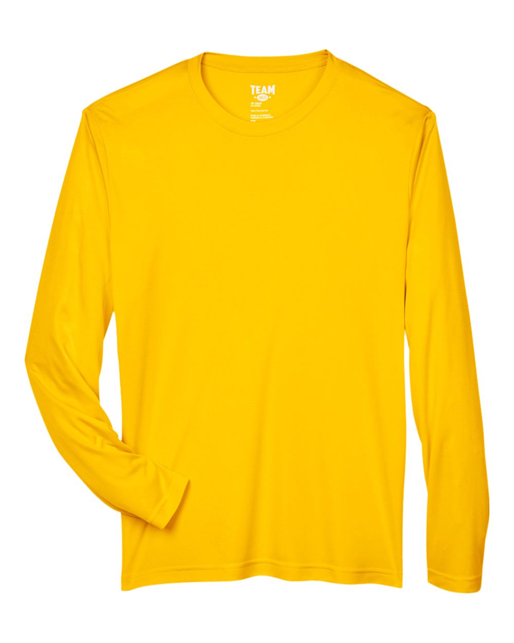 Men's Zone Performance Long Sleeve T-Shirt - Front - B675D9122 - Sport Athletic Gold