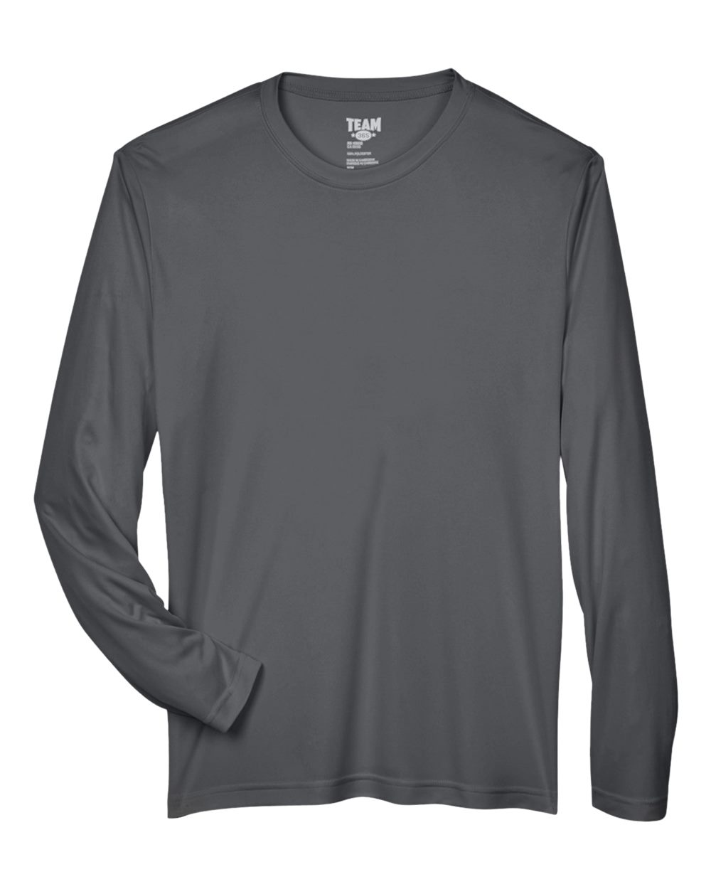 Men's Zone Performance Long Sleeve T-Shirt - Front - B675D9132 - Sport Graphite