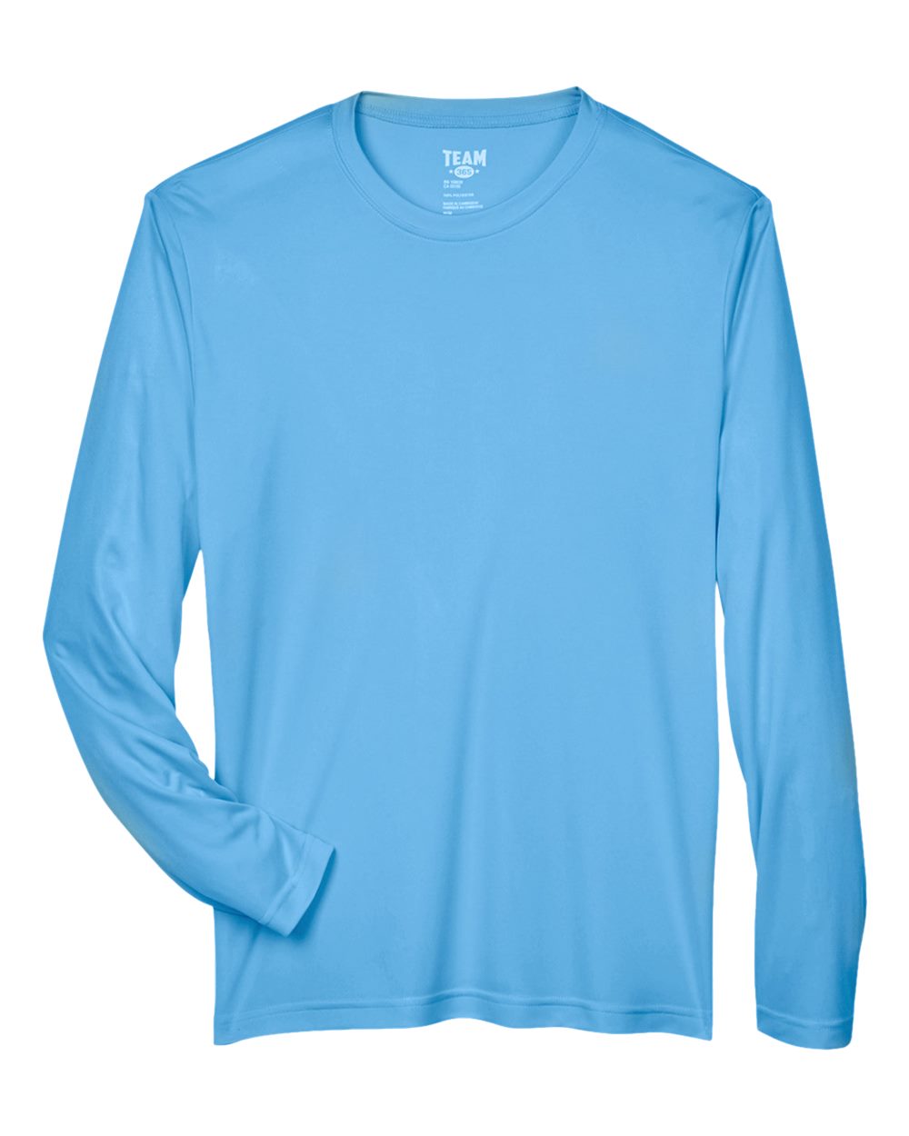 Men's Zone Performance Long Sleeve T-Shirt - Front - B675D9252 - Sport Light Blue