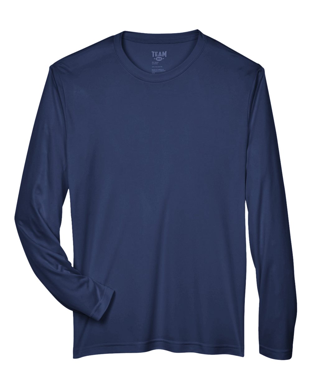 Men's Zone Performance Long Sleeve T-Shirt - Front - B675D9652 - Sport Dark Navy