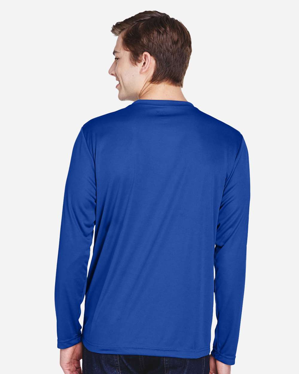 Men's Zone Performance Long Sleeve T-Shirt - OnModelBack - B675D9752 - Sport Royal