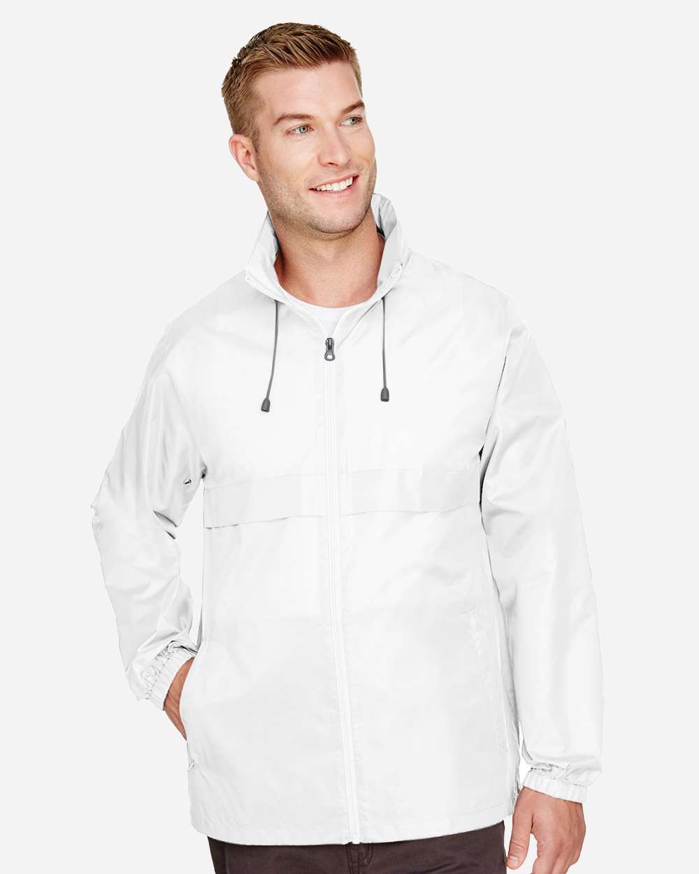 Unisex Zone Protect Lightweight Jacket - OnModelFront - B729D9002 - White