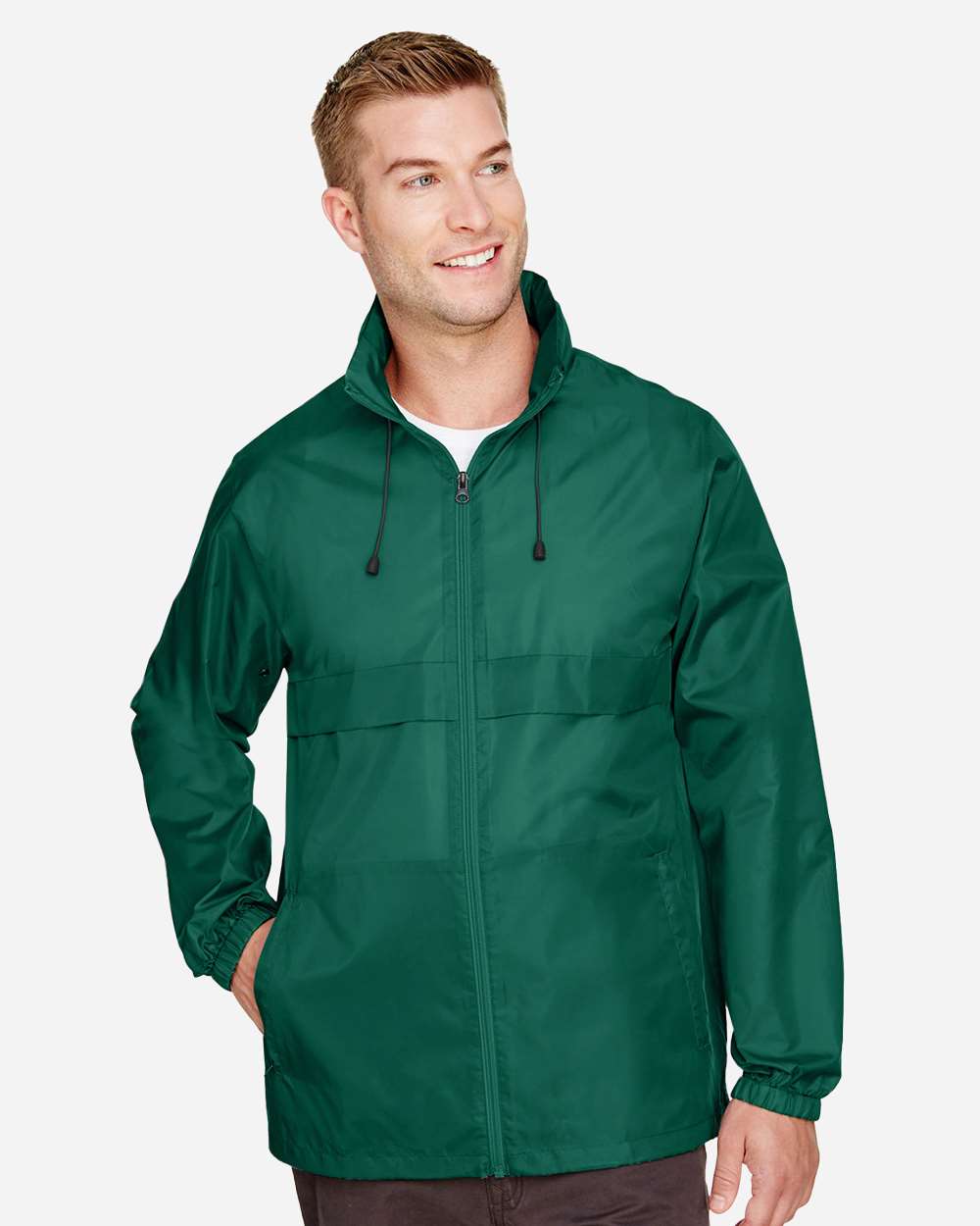 Unisex Zone Protect Lightweight Jacket - OnModelFront - B729D9072 - Sport Forest