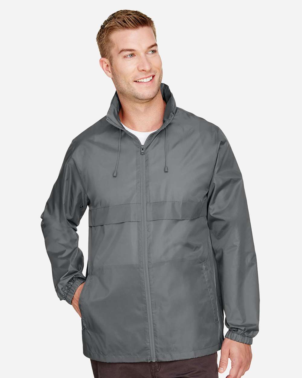 Unisex Zone Protect Lightweight Jacket - OnModelFront - B729D9132 - Sport Graphite
