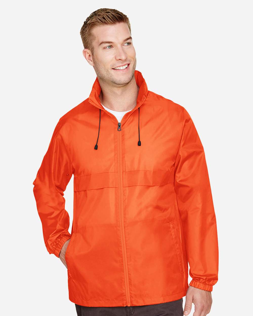 Unisex Zone Protect Lightweight Jacket - OnModelFront - B729D9662 - Sport Orange